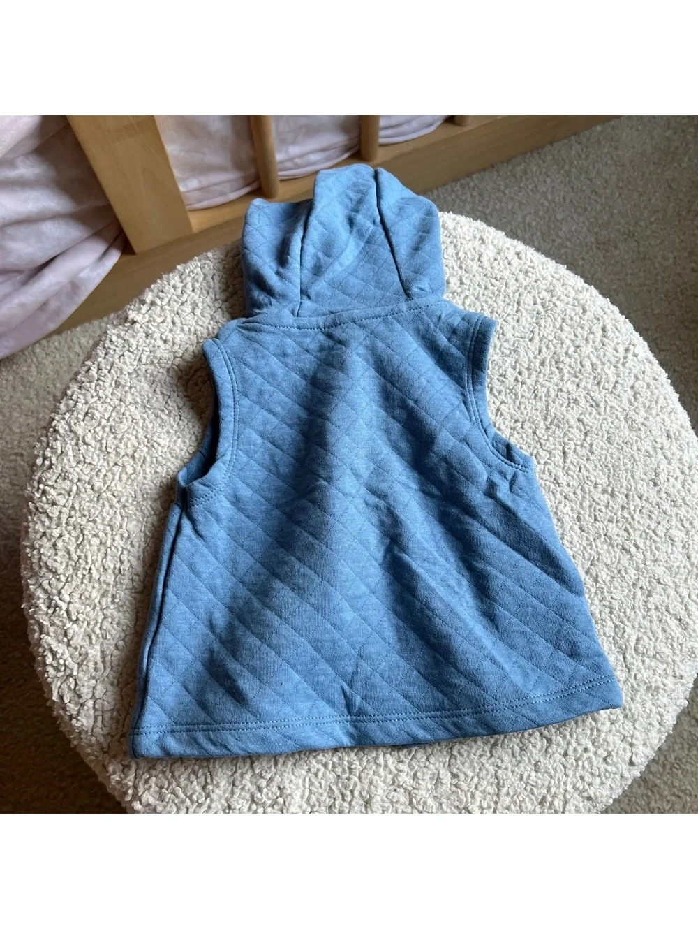 Carter's Baby 3M Blue Quilted Hooded Vest